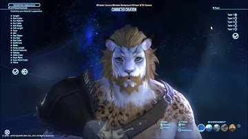 FFXIV Shadowbringers benchmark - Hrothgar Character creation showcase