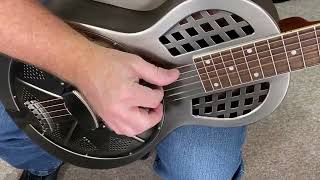 Aiersi Brass Parlour Resonator Guitar Unboxing &amp; Demo (2025)