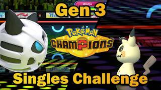 May 13th  | 🔴 Gen 3 Pokemon Champions SINGLES Challenge