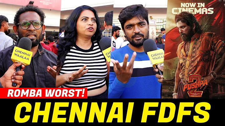 Pushpa 2 Tamil Public Review | Pushpa 2 The Rule Tamil Review | Pushpa 2 Public Review Tamil | CW!