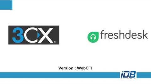 3CX Freshdesk CRM Integration, WebCTI Version.