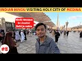 Indian hindu visiting medina