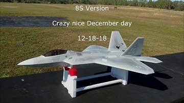 Freewing 90mm 8S F-22 - 12-18-18