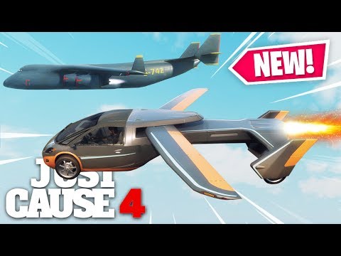 Just Cause 4 - NEW FLYING CAR STUNTS!