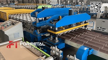 Roofing System | Ridge Cap Step Tile Roll Forming Machine | Formetal Technology