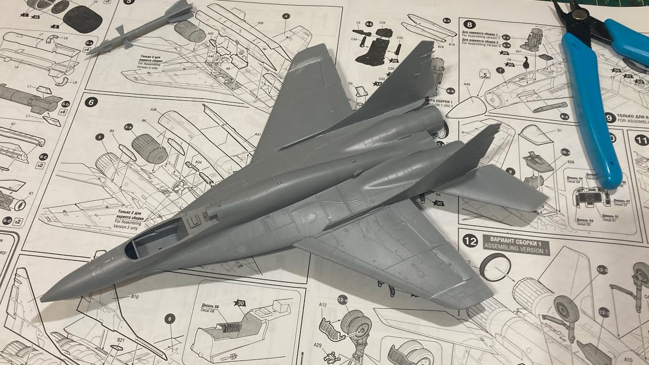 1/72 Zvezda Mig-29 SMT - building a nice kit for a break :) Marmatian ...