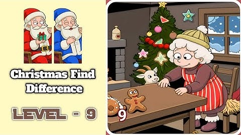 Christmas Find Difference Level 9 Walkthrough Solution