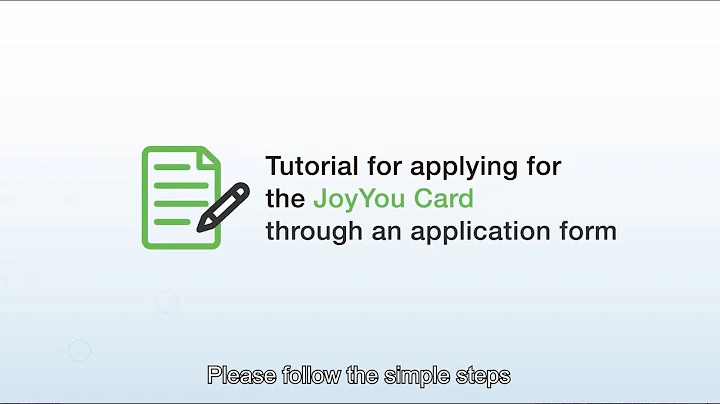 Learn how to apply for the JoyYou Card by post - DayDayNews