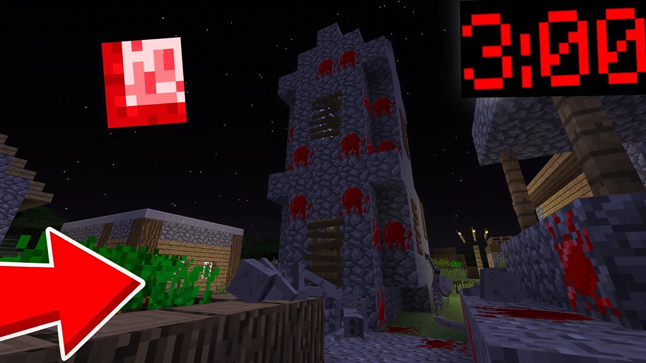 ЧТО ПРОИСХОДИТ В ДЕРЕВЕНСКОЙ ЦЕРКВИ В 3 ЧАСА НОЧИ В МАЙНКРАФТ