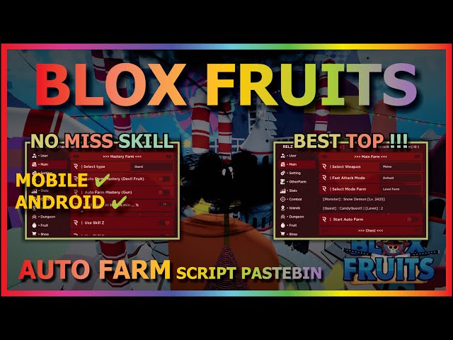BLOX FRUITS Script Mobile UPDATE 19 AUTO FARM, FARM BOSS, RAIDS, MASTERY, NO KEYS, Real-Time  Video View Count