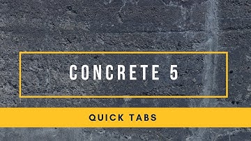 Using Quick Tabs on Concrete 5