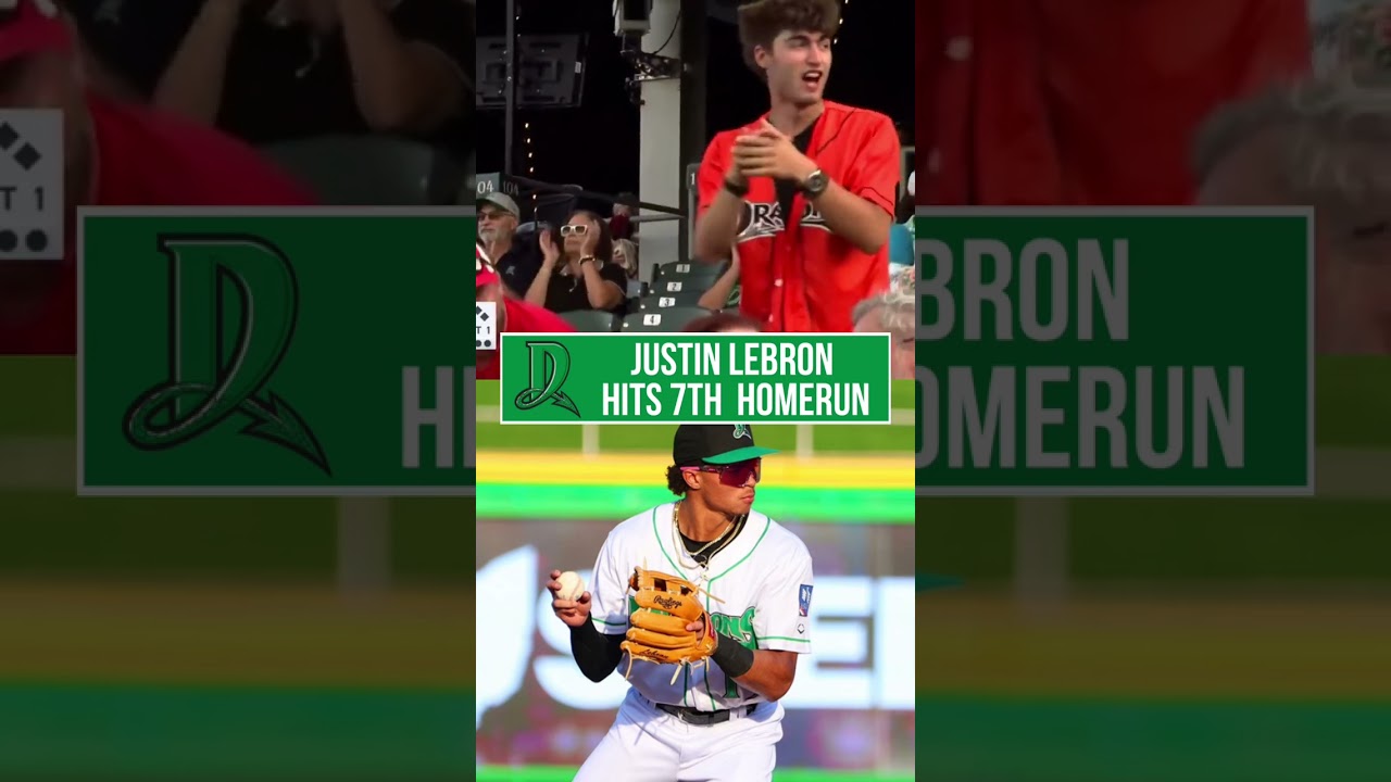 Justin Lebron continues to stay RED HOT in Dayton! He hit his 7th home run of the season tonight!