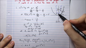 HSC Maths Ext1 - Parametrics - Locus Problems 2