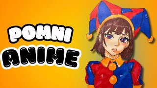 Pomni - Anime. The Digital Circus 🎪. Animation