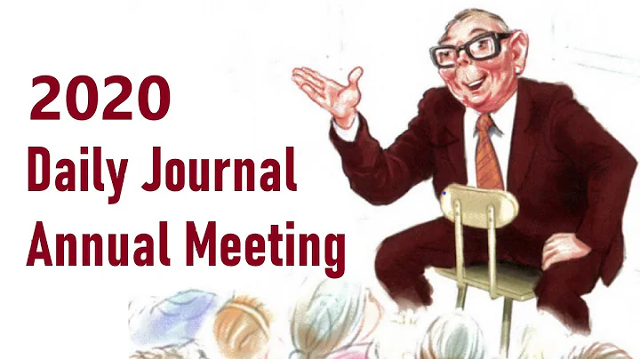 Charlie Munger At 2020 Daily Journal Meeting