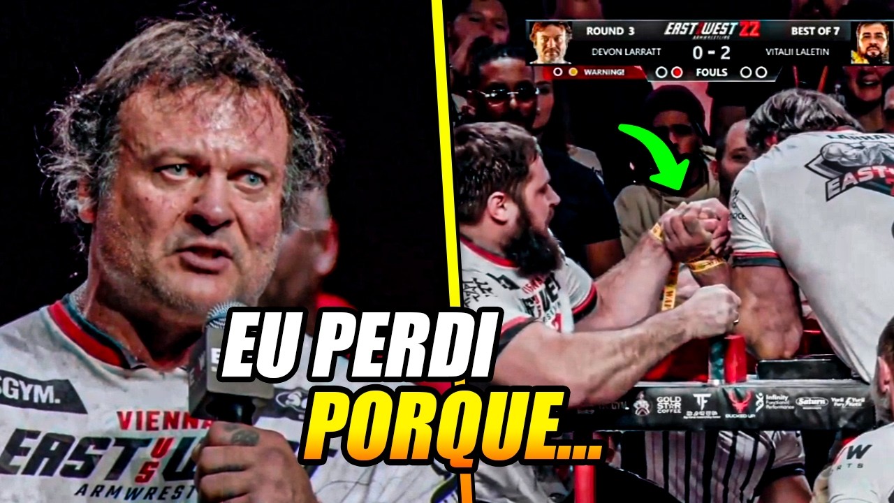 DEVON LARRATT FALA SOBRE SUA DERROTA PRO VITALY!!!