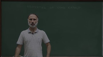 Master Program: Probability Theory - Lecture 25: Properties of conditional expectation