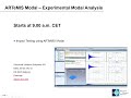 Webinar on Experimental Modal Analysis (EMA) using ARTeMIS modal