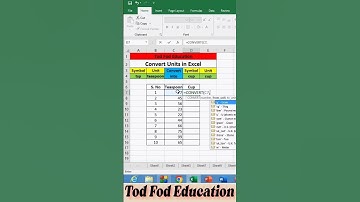 convert units teaspoon into cup in #microsoft #excel #msexcel #shorts #computer #education