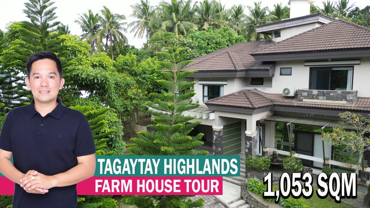 Exploring a Modern Home Inside Tagaytay Highlands | Farm House Tour A73