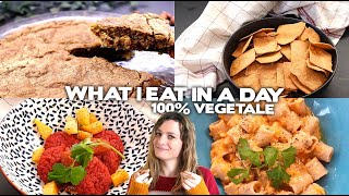 WHAT I EAT IN A DAY 100% VEGETALE