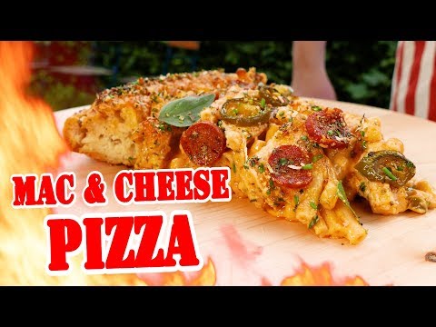 XXL Mac & Cheese PIZZA - BBQ Grill Rezept Video - Die Grillshow 296