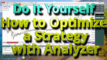 Do It Yourself - How to Optimize a NinjaTrader Strategy with Optimizer