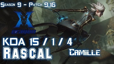 KZ Rascal CAMILLE vs AATROX Top - Patch 9.16 KR Ranked
