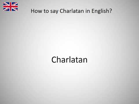 How to say Charlatan in English?