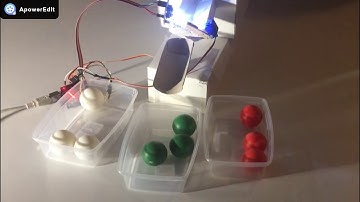 Arduino color sorting robot