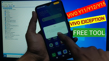 VIVO Y11/Y12/Y17 PHONE EXCEPTION SOLUTION BY FREE TOOL 🔥 ONLY ONE CLICK ✅ #VIVOPHONE EXCEPTION