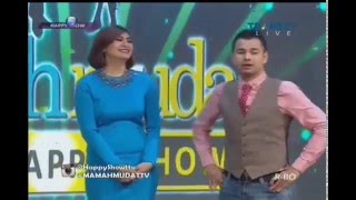Happy Show TransTV Mamah Muda Anggieta Cantik Seksi Dress Biru Ketat Sexy HD