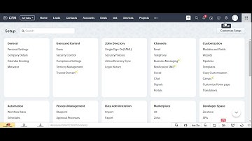 Customizing Modules in Zoho CRM - Sakshi Bansal
