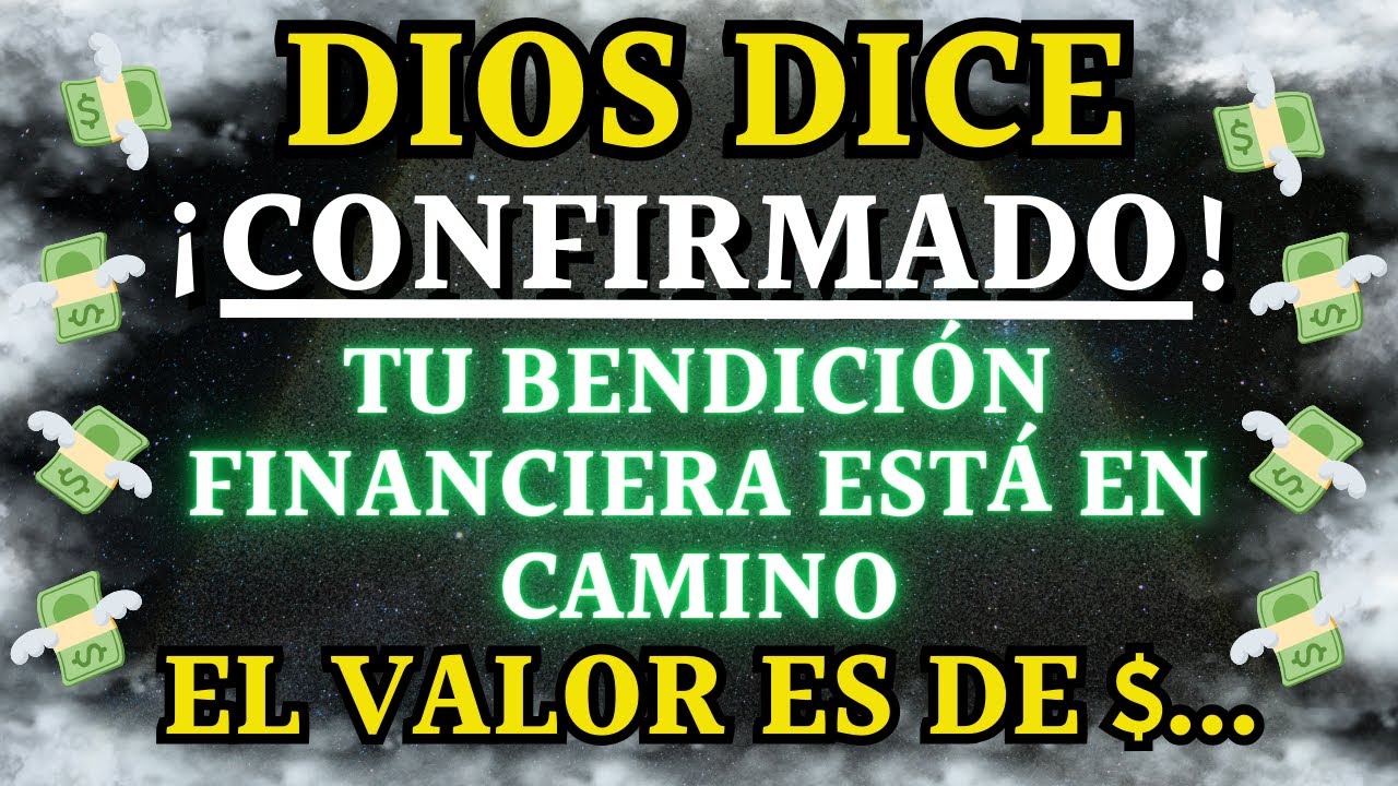 💌 ⚜️Dios te Dice Hoy🙏TU MANO RECIBIRÁ UNA GRAN CANTIDAD DE DINERO... ️ ...