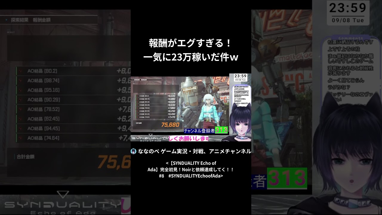 報酬がエグすぎる 一気に23万稼いだ件 #ななのべ #syndualityechoofada