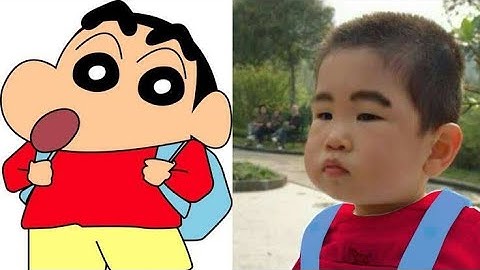 Shinchan Characters in REAL Life Part 1 Shinchan Characters Reimagined