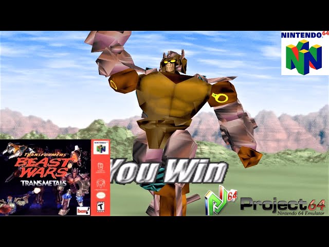Transformers : Beast Wars Transmetals (2000) Nintendo 64 Gameplay
