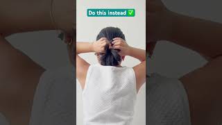 If you have short hair, do this with your claw clip #clawcliphairstyles #hairstyle  #hairtutorial 🤍 screenshot 3