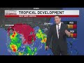 Gulf Coast low shows a greater chance of forming