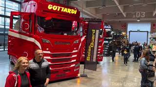 South Tyrol Trucker 2024 - BEST SCANIA V8 open pipe sound - Truck Show - European Truck Spotting