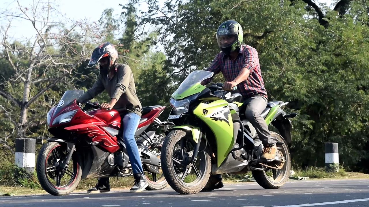 Honda Cbr 150 Vs Yamaha R15 Drag Race R15 Vs Cbr Racing