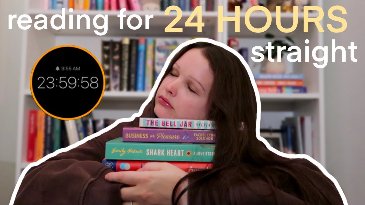 Reading for 24 hours straight!! 24 hour readathon - YouTube