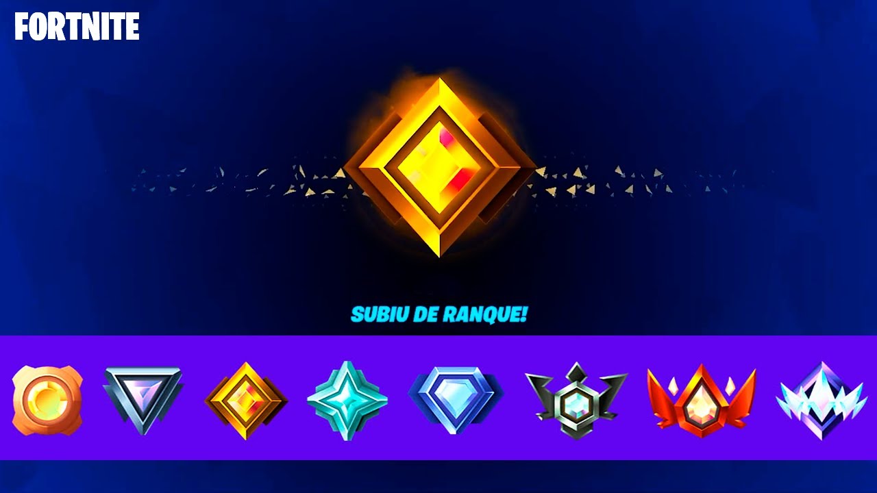 RANK OURO 3, PRIMEIRA RANQUEADA! FORTNITE 