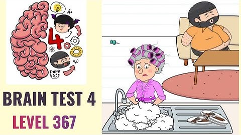 🧠 Brain Test 4 Level 367 | Help my Granny Amy with the dishes | Walkthrough