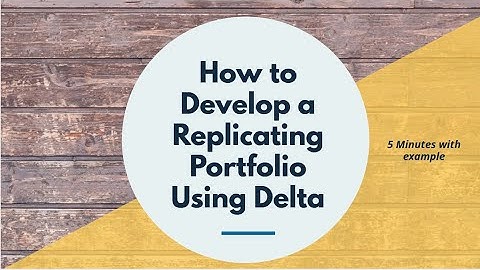 Replicating Portfolio  Binomial Model