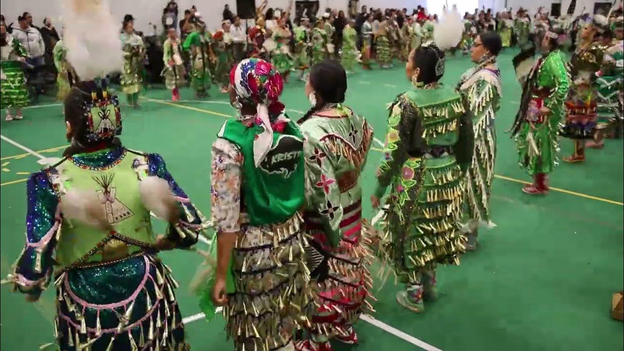 Lead By Example Powwow 2023, Championship Sunday... Green Jingle Dress