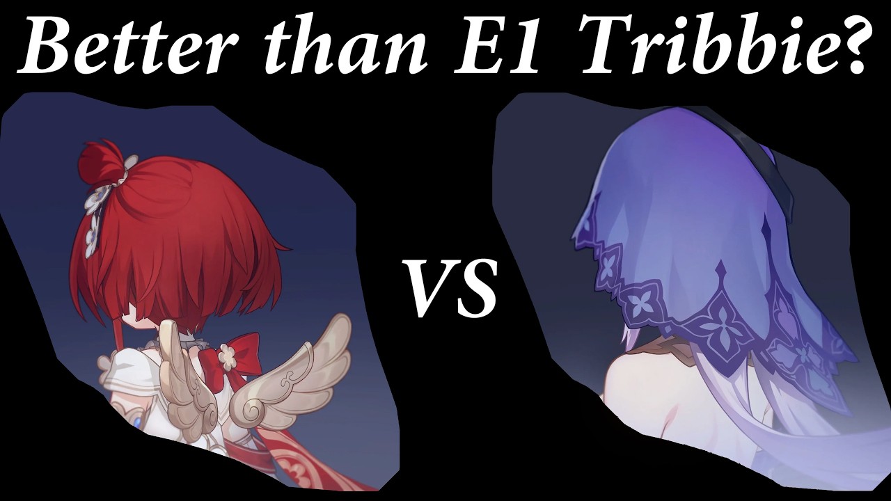 Novaflare E1 Black Swan vs E1 Tribbie for Anaxa Comparison| Honkai: Star Rail