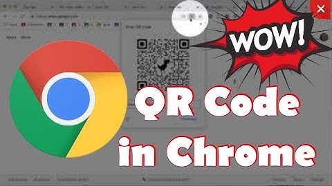 Getting the QR code automatically in Google Chrome