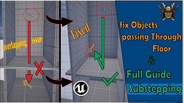 FIX Physics Objects Clipping Through the Floor in Unreal Engine | SUBSTEPPING