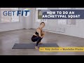 How To Do An Archetypal Squat with Amy Jordan x WundaBar Pilates | Get Fit | Livestrong.com